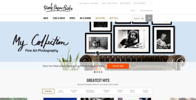 Rock Paper Photo Website
