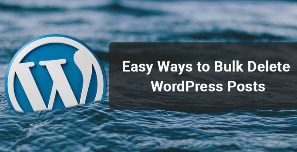 Easy Ways to Bulk Delete WordPress Posts